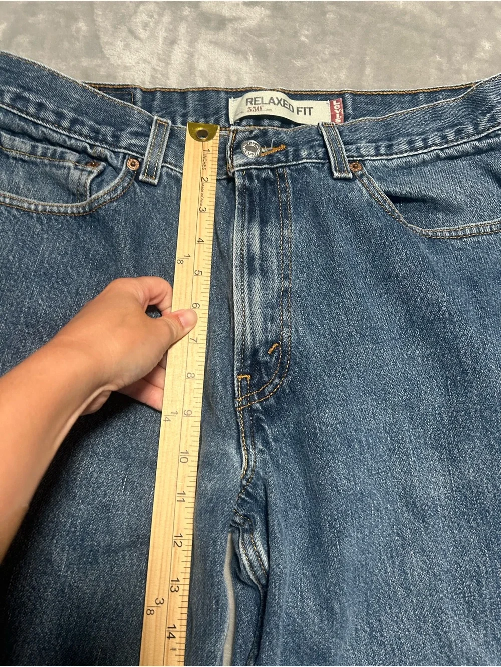 Levi’s 550 Relaxed Fit Jeans Men’s 34x32 Medium Wash Denim